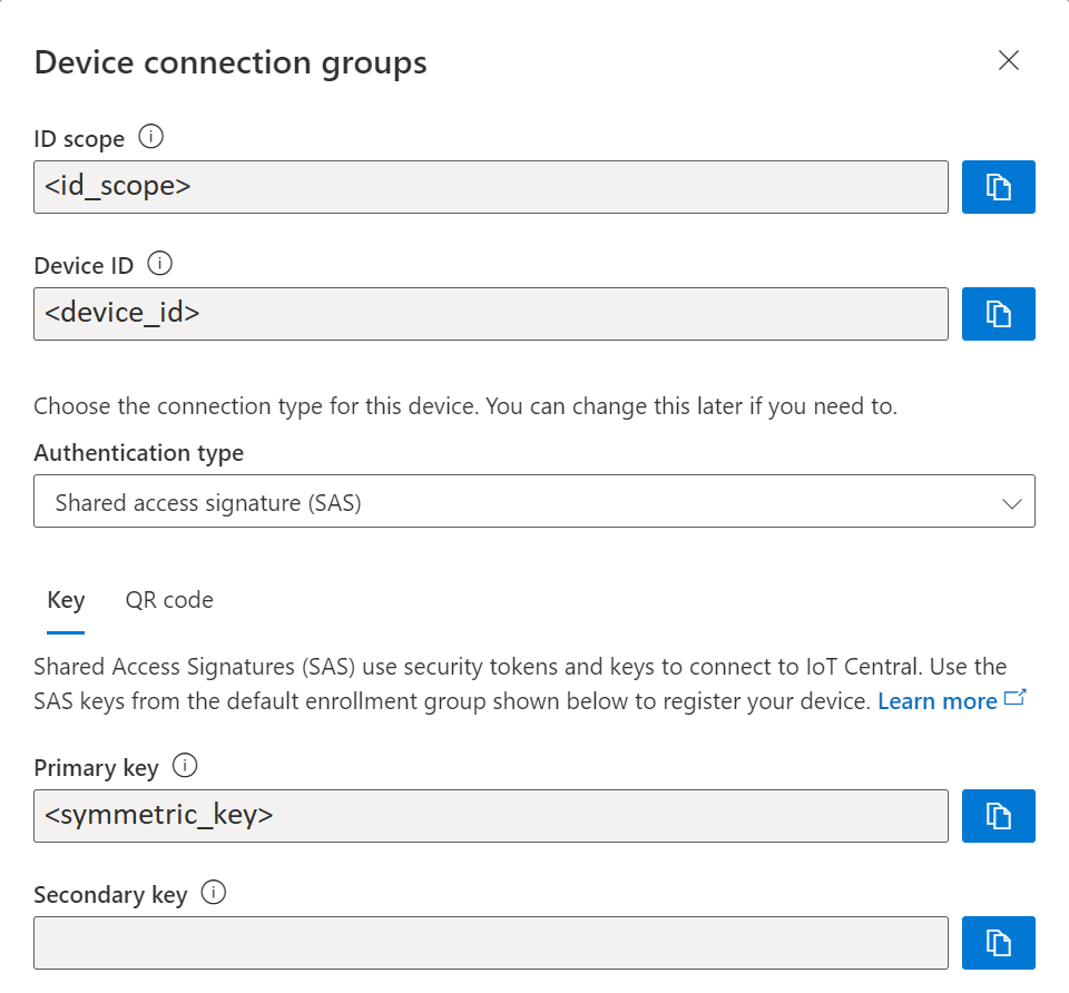 Azure IoT Central via MQTT