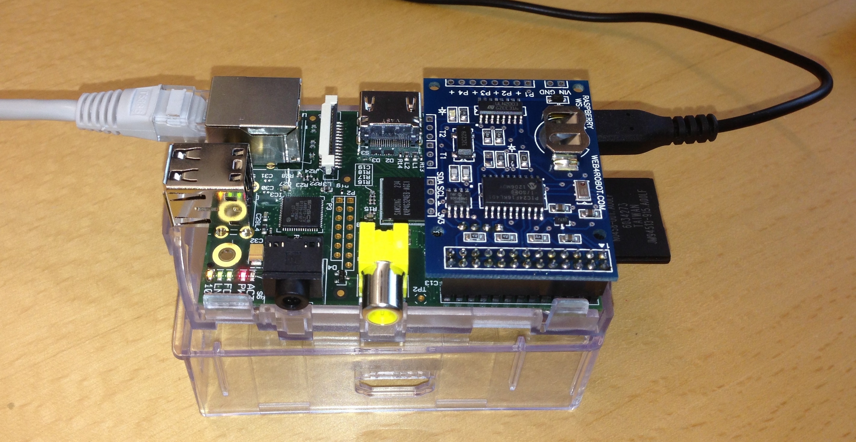 Raspberry Pi with PiWeather board